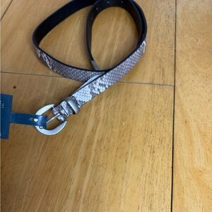 Universal Thread Womens Belt Medium Snake Black Buckle NEW